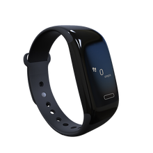 皇柒递康BC-02 连续心率监测心率手环智能手环 中学生款黑色