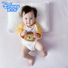 迪士尼夏装新品新生婴儿连体衣服夏装薄款0-3个月女宝宝包屁衣三角哈衣男夏装 c袖狮子包屁衣 66cm