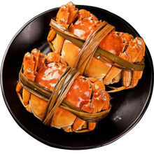 【活蟹】大闸蟹鲜活活体螃蟹现货六月黄公母海鲜水产蟹类 安德兰 【2.5-2.0两 10只】只只有黄