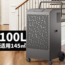 Bures工业除湿机大功率抽湿机除湿量地下室除湿器车间仓库除湿气商用干燥机别墅大面积防潮 100升/天 基础款