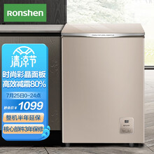 容声 Ronshen 100升冰柜家用 冷藏冷冻专利减霜80%冷柜 单温母婴母乳小冰箱BD/BC-100MGSY