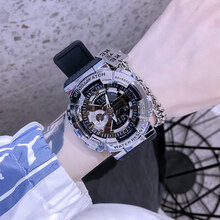 迪士尼官·网方旗舰同款独角兽电子手表男士初高中学生男儿童机械青少年潮流女运动新概念 银色战甲【王一博同款+(送同款钛钢手链)】