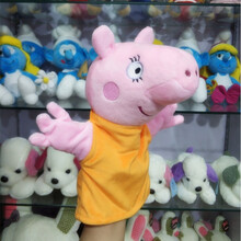 小猪佩奇玩偶 小猪佩奇套手玩偶一家手指偶玩具猪手指故事表演亲子游戏道具佩奇 猪妈手偶 25厘米