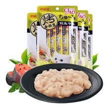 伊纳宝啾噜猫条妙好肉鲜包肉泥鲜湿粮包流质成猫幼猫零食 4包 烤金枪鱼 鲣鱼节