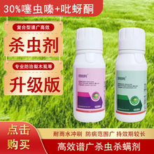 伢刻利 蚜虫专治套餐噻虫嗪吡蚜酮花卉植物杀虫剂蚜虫专杀果树月季专用花药多肉盆栽农药除虫剂 （100克+100克）/套*40套/箱