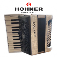 全新HOHNER德国霍纳手风琴120 96 80 72 60贝初学演奏琴考级键盘手风琴定制款 60贝斯白色