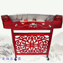 402扬琴乐器 红花梨木扬琴 初学 入门 五码十音 演奏杨琴厂家销售 仿红木贴雕402