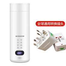 志高电热水杯小型便携式烧水壶旅行加热杯保温迷你电炖养生烧水杯闪易 升级款【出国使用】