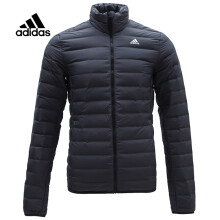 阿迪达斯 （adidas）羽绒服男装冬季新款装运动服户外立领防风时尚休闲保暖舒适外套 CY8732 碳黑 2XL