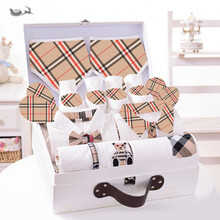 初生婴儿礼盒新生儿衣服套装夏季薄款男女宝宝刚出生满月礼物百天 礼盒包装 59cm