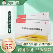 贡舒 颜乐 克林霉素磷酸酯阴道用乳膏 5g:0.1g*1支/盒