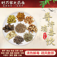 普济消毒饮 中药经典方 抓中药代打粉 中药饮片中药材 一副