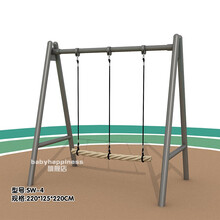 儿童荡秋千户外庭院大型成人家用室外支架铁艺幼儿园单人轮胎组合秋千架幼儿园大型儿童千秋户外庭院吊椅 sw-4