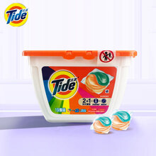 汰渍护色防串色洗衣凝珠19颗盒装（清新花果香） 深层洁净 护衣亮彩 留香持久