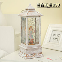 音乐盒水晶球儿童跳舞芭蕾八音盒少女心送闺蜜小女孩女生生日礼物 腐木白美人鱼(带音乐)