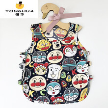 橦华品牌面包超人宝宝肚兜肚围人棉夏季薄款夏天婴儿背心式护肚儿童家居服2021年G6 面包超人肚兜 80cm