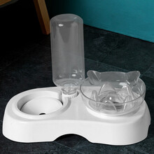 茨格曼  狗狗慢食碗 防噎食缓食生吞狗碗慢食盆碗宠物碗小型犬狗盆 猫盆 慢食带瓶双碗 *