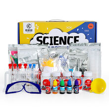 儿童科学小实验箱套装幼儿园小学生stem物理化学科技手工制作材料 礼盒装133个实验送防护镜+手套