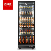喜莱盛啤酒柜展示柜冷藏酒吧超市网红冰箱风冷饮料柜 XLS-1WF
