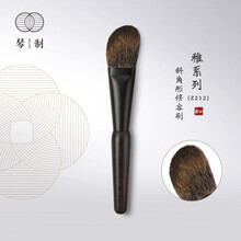 琴制化妆刷稚系列Z212便携款修容刷一支装斜角形松鼠毛脸部阴影刷 z212 其他材质