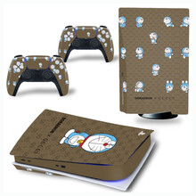 oein PS5贴膜贴纸ps5主机贴手柄贴彩贴防刮膜 机器猫贴纸 哆来A梦大雄 5008