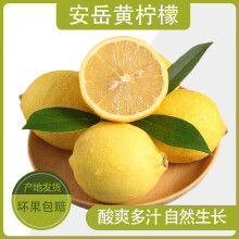四川安岳黄柠檬 皮薄泡水一级新鲜水果 2斤小果(60-90g)
