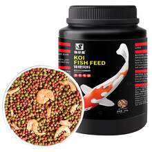 鱼多趣 锦鲤饲料 鱼粮 锦鲤鱼专用饲料 螺旋藻快速色扬增色增红 观赏鱼鱼食 500g