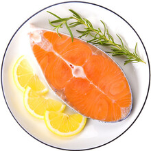 棠鲜生新鲜三文鱼（大西洋鲑鱼）鱼头鱼肉 海鲜水产生鲜三文鱼 三文鱼切段(大西洋鲑)500g