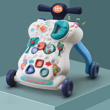 【音乐灯光丨四轮调速】婴儿学步车防O型腿多功能平衡车手推车儿童学行车宝宝助步车玩具 婴儿学步车【王子款丨音乐灯光】