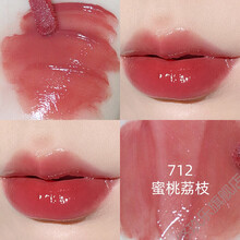 七夕情人节礼物toorune唇釉口红肽润守护神星图镜面水光玻璃唇蜜711小众品牌女送女友的礼物 712#蜜桃荔枝