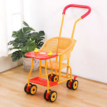 婴儿仿藤手推车藤椅宝宝轻便推车夏季八轮儿童车新款通风易洗推车星弗 D30