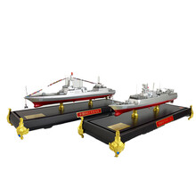 055驱逐舰模型 055导弹驱逐舰056A型护卫舰江岛级仿真合金成品军舰模型1:500/254 1：500 055大型驱逐舰 定制舷号