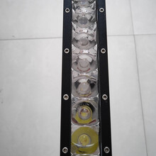 汽车长条灯单排 led射灯12v24v 货车中网强光超亮 越野车顶爆闪雾灯 白光 40珠200瓦110厘米  单灯
