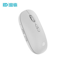 富德 E300 AI语音鼠标 2.4G无线鼠标 可充电安静低噪 语音识别 声控输入翻译 办公台式笔记本通用（灰色）