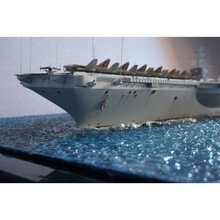 航空母舰模型 拼装自己组装的素模需上色拼装军事模型80905仿真1/700尼米兹级航空母舰航母船模 模型