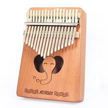 卡林巴琴拇指琴17音手指琴姆指琴指拇琴17音21音kalimba卡巴林琴 桃花芯大象