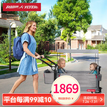美国RadioFlyer婴儿童车单双人遛娃神器多功能折叠四轮车 3971-多功能四轮遛娃手推拉车【豪华版】