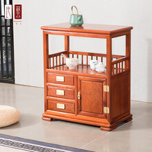 比艺 红木家具缅甸花梨（学名：大果紫檀）实木餐边柜新中式多功能茶水柜橱碗柜置物柜收纳柜储物柜