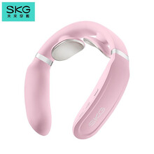 SKG颈椎按摩器 肩颈部按摩仪 智能办公室护颈仪U型枕 娜扎同款K6-1定制IP款(NaZha-少女粉)