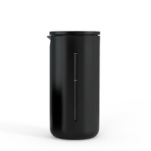 压滤壶 泰摩 小U法压壶 法式压滤精品咖啡壶 玻璃手压便携式金属过滤细网 黑色