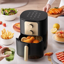美的（Midea）智能空气炸锅3.8L家用煎炸锅 无油低脂电炸锅MF-KZ40Q4-403