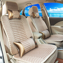 汽车坐垫四季通用全包夏季冰丝座垫别克凯越君威英朗大众速腾迈腾帕萨特捷达朗逸汽车坐垫 咖啡色-豪华版 别克凯越威朗英朗GT英朗XT君威君越昂科拉昂科威