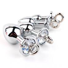 sm肛塞后庭自慰器金属女用gay同志可穿戴外出成人情趣性用品玩具 直径2.3cm+红绳