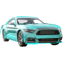 局部改色膜电光系列彩绘50mm*50mm汽车贴膜 黑色