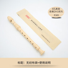 DHS竖笛6孔8孔高音德式日耳曼式学生用儿童初学者八孔六孔竖笛 奇美DHS竖笛/8孔/标配