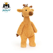 jellycat 2021新品软绵长颈鹿可爱公仔毛绒玩具睡觉小玩偶生日礼物 软绵长颈鹿 H32 X W13 CM