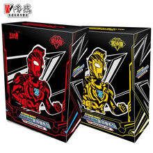 卡游奇迹版奥特曼卡片阳焰版黑钻版炫彩版泽塔GP盲盒3d金卡奥特卡牌XR金卡全套玩具卡砖六一儿童节礼物 黑钻版(金盒）1盒-46张（稀有卡8张）+卡砖 【奥特曼收藏卡】