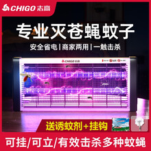 志高灭蚊灯电击式商用灭蝇灯餐厅饭店养殖场专用灭蚊驱蚊神器 家用卧室驱蚊灯电蚊器灭蚊器苍蝇诱捕器 【苍蚊特效款】 LED 4W 适用30平