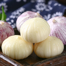 【大姚县助农馆】云南紫皮独头大蒜 高原新鲜干独蒜头 多瓣蒜 中大果 农民露天自种 独蒜3斤（直径3.5cm以上）