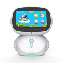 儿童早教机器人玩具WIFI语音对话点读机教育陪伴学习机 WIFI版粉色32G+单话筒